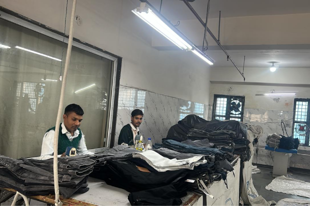 Quality control in garment factory